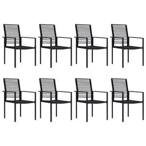 vidaXL Patio Dining Set Garden Outdoor Table and Chair Furniture 7/9 Piece-8