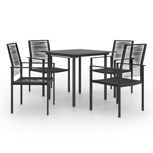 vidaXL Patio Dining Set Garden Outdoor Table and Chair Furniture 3/5 Piece-7