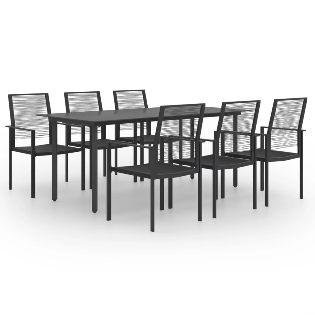 vidaXL Patio Dining Set Garden Outdoor Table and Chair Furniture 7/9 Piece-0