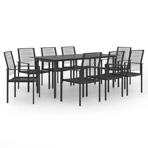 vidaXL Patio Dining Set Garden Outdoor Table and Chair Furniture 7/9 Piece-6