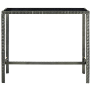 vidaXL Patio Bar Set Bar Table and Stools Patio Furniture Set Poly Rattan-30