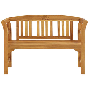 vidaXL Outdoor Patio Bench Garden Park Bench with Cushion Solid Wood Acacia-16