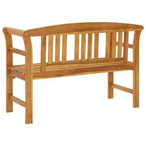 vidaXL Outdoor Patio Bench Garden Park Bench with Cushion Solid Wood Acacia-24