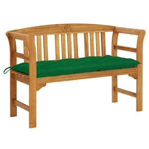 vidaXL Outdoor Patio Bench Garden Park Bench with Cushion Solid Wood Acacia-11