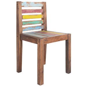 vidaXL Dining Chairs Accent Side Chair Reclaimed Wood Solid Reclaimed Wood-15
