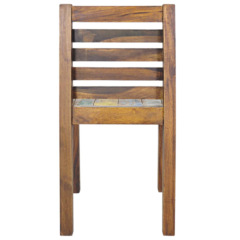 vidaXL Dining Chairs Accent Side Chair Reclaimed Wood Solid Reclaimed Wood-8