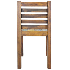 vidaXL Dining Chairs Accent Side Chair Reclaimed Wood Solid Reclaimed Wood-8