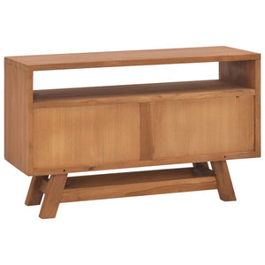 vidaXL TV Stand TV Unit Sideboard Home TV Console Media Unit Solid Teak Wood-11