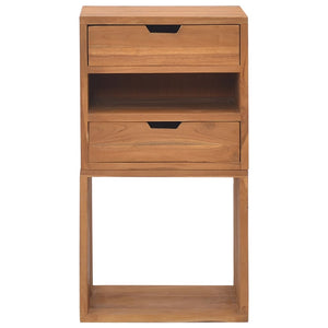 vidaXL Storage Cabinet 15.7"x11.8"x29.9" Solid Teak Wood-1