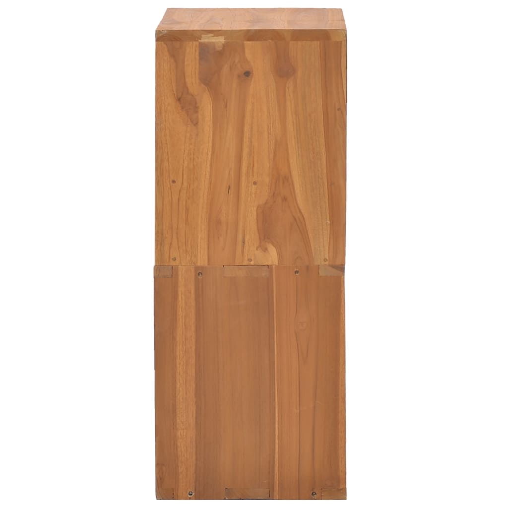 vidaXL Storage Cabinet 15.7"x11.8"x29.9" Solid Teak Wood-2