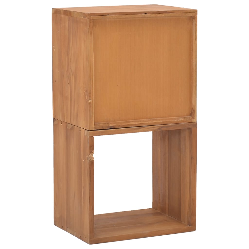 vidaXL Storage Cabinet 15.7"x11.8"x29.9" Solid Teak Wood-3