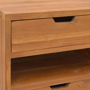 vidaXL Storage Cabinet 15.7"x11.8"x29.9" Solid Teak Wood-6