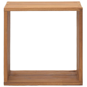 vidaXL Bedside Cabinet 15.7"x11.8"x15.7" Solid Teak Wood-1