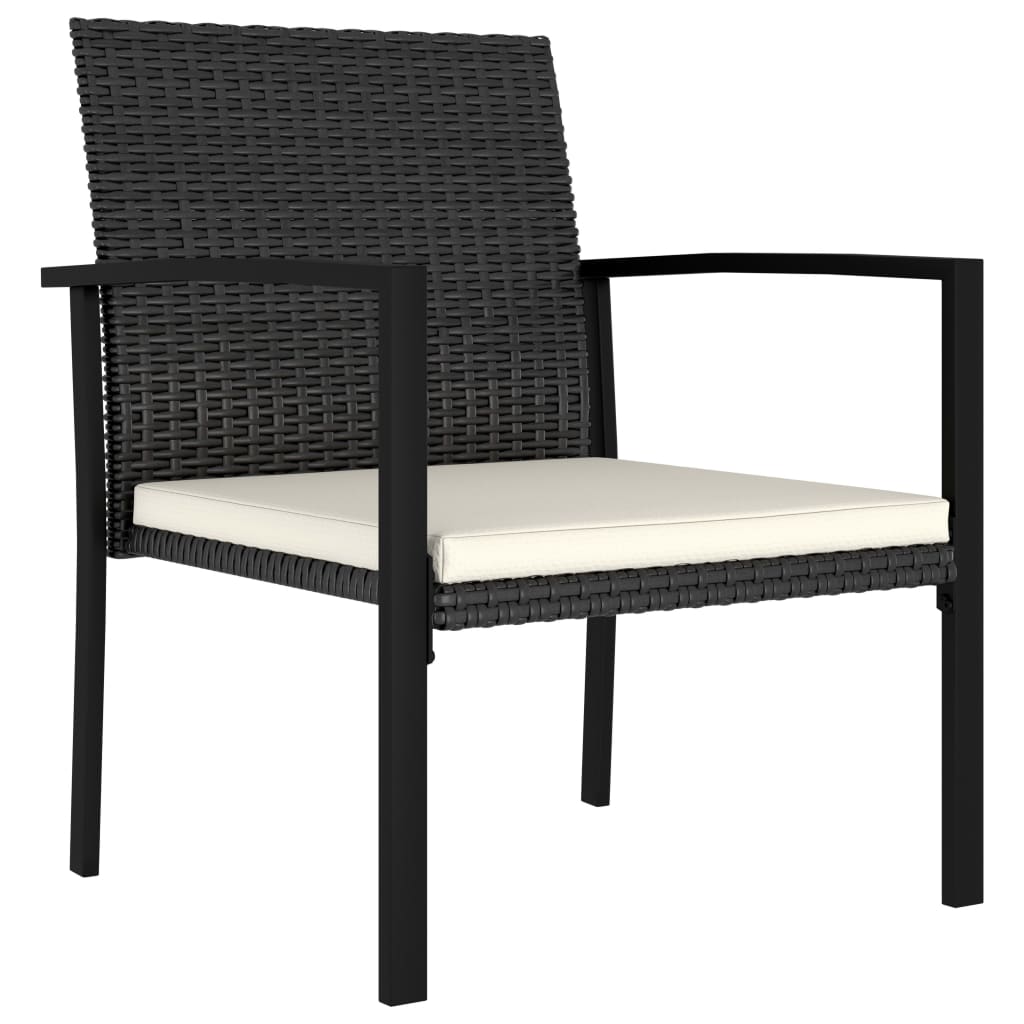 vidaXL Patio Dining Set Dining Table and Chairs Furniture Set Poly Rattan-48