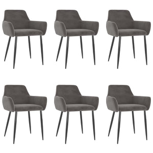 vidaXL Dining Chairs Upholstered Chair with Metal Legs for Living Room Velvet-77