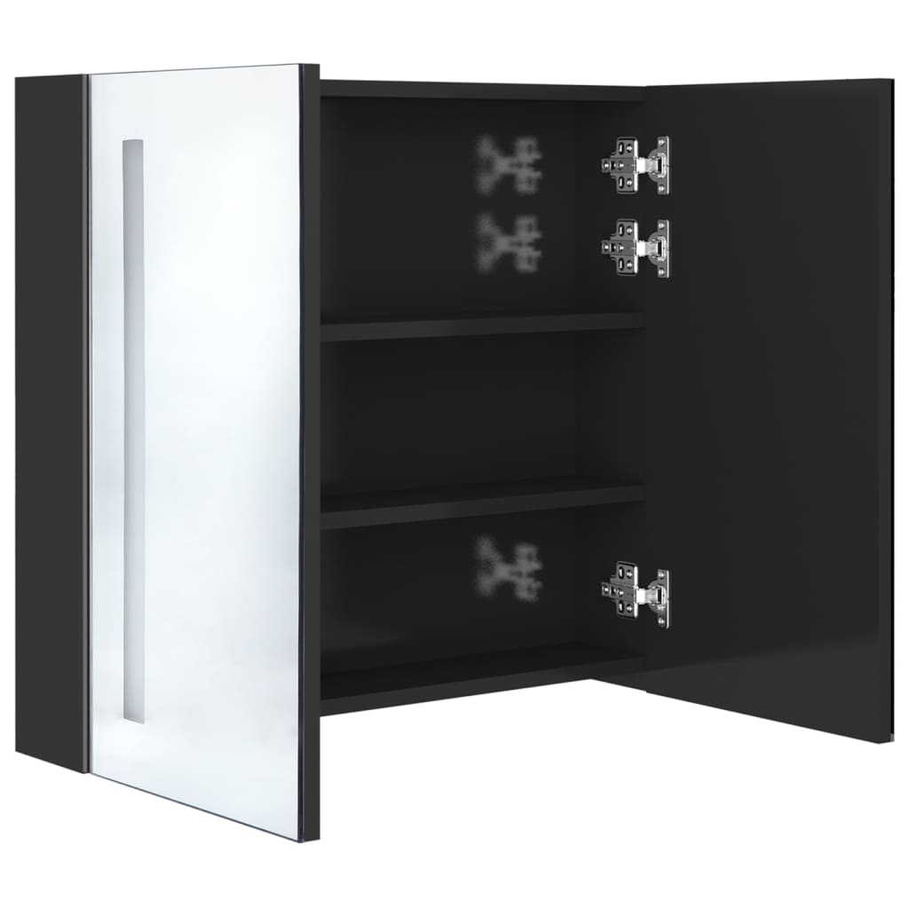 vidaXL Bathroom Cabinet Mirrored Bathroom Vanity Wall Mounted Medicine Cabinet-50