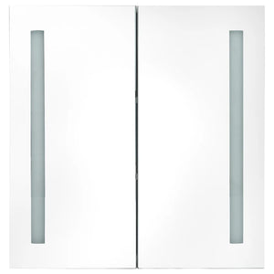 vidaXL Bathroom Cabinet Mirrored Bathroom Vanity Wall Mounted Medicine Cabinet-13
