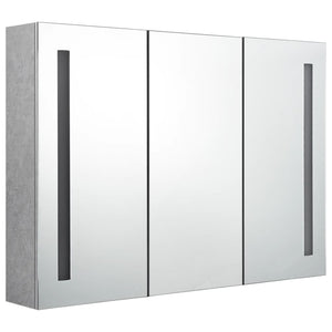 vidaXL Bathroom Cabinet Mirrored Bathroom Vanity Wall Mounted Medicine Cabinet-24
