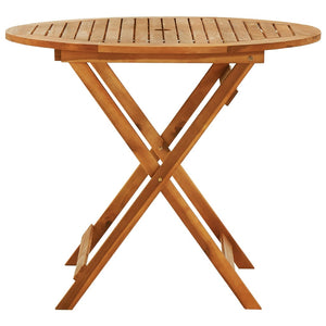 vidaXL Outdoor Dining Table Folding Garden Patio Table Solid Eucalyptus Wood-18