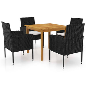vidaXL Patio Dining Set Outdoor Dining Table and Chairs Patio Conversation Set-6