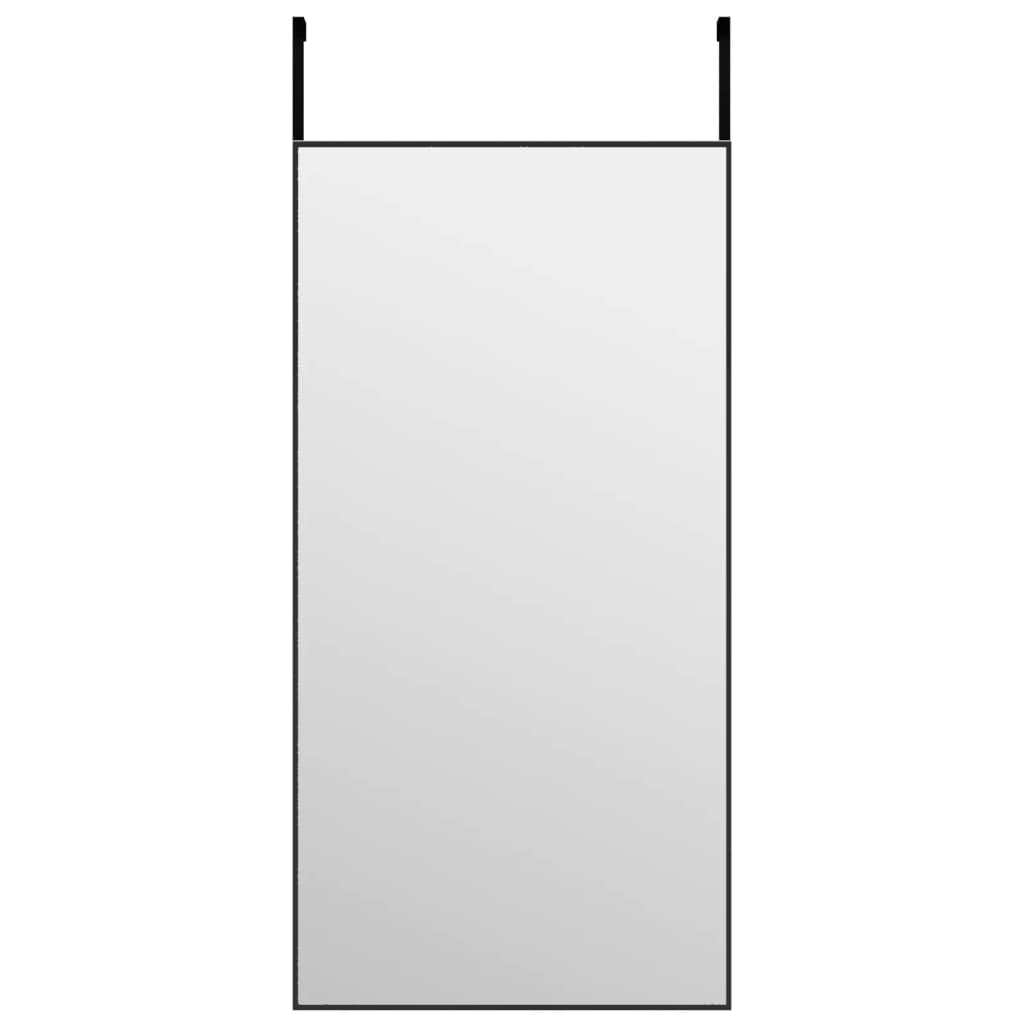 vidaXL Door Mirror Wall Mounted Mirror for Living Room Glass and Aluminum-7