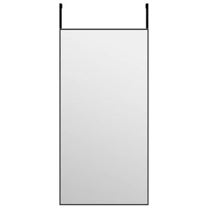 vidaXL Door Mirror Wall Mounted Mirror for Living Room Glass and Aluminum-7