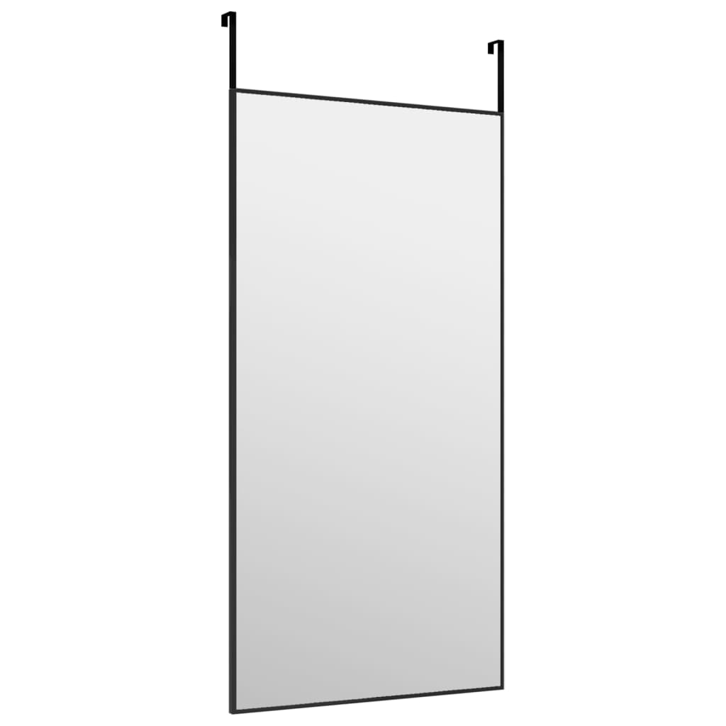 vidaXL Door Mirror Wall Mounted Mirror for Living Room Glass and Aluminum-25