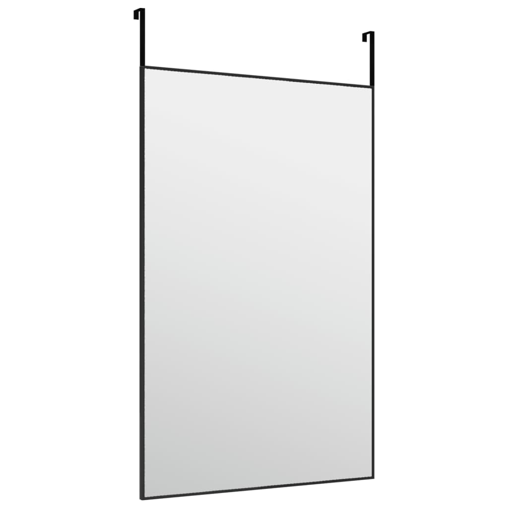 vidaXL Door Mirror Wall Mounted Mirror for Living Room Glass and Aluminum-27