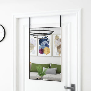 vidaXL Door Mirror Wall Mounted Mirror for Living Room Glass and Aluminum-15