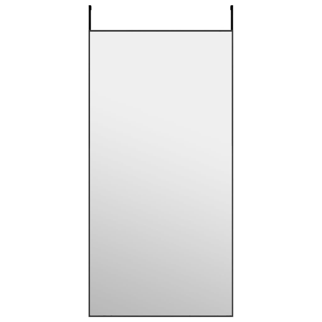 vidaXL Door Mirror Wall Mounted Mirror for Living Room Glass and Aluminum-37
