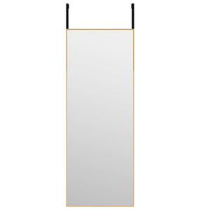 vidaXL Door Mirror Wall Mounted Mirror for Living Room Glass and Aluminum-10