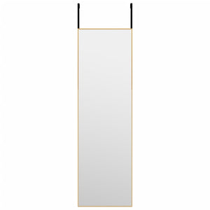 vidaXL Door Mirror Wall Mounted Mirror for Living Room Glass and Aluminum-44