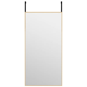 vidaXL Door Mirror Wall Mounted Mirror for Living Room Glass and Aluminum-23