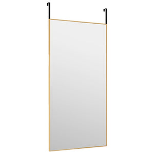 vidaXL Door Mirror Wall Mounted Mirror for Living Room Glass and Aluminum-34