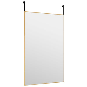 vidaXL Door Mirror Wall Mounted Mirror for Living Room Glass and Aluminum-18