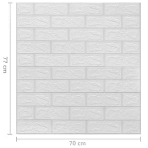 vidaXL 3D Wallpaper Bricks Self-adhesive Wallpaper for Bedroom Living Room-46