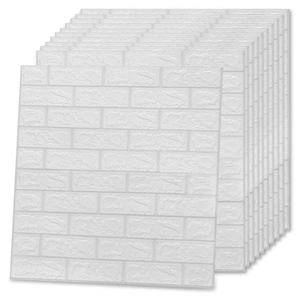 vidaXL 3D Wallpaper Bricks Self-adhesive Wallpaper for Bedroom Living Room-55