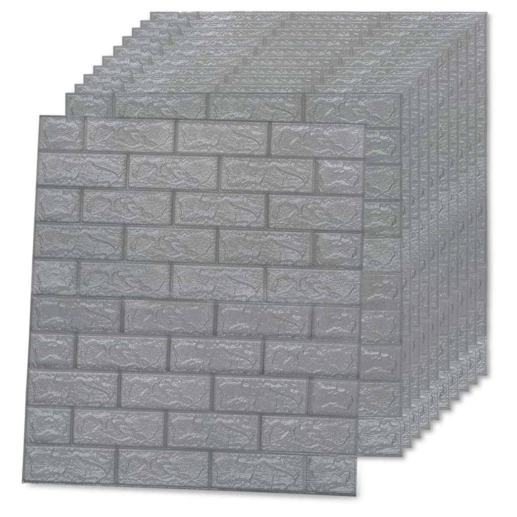 vidaXL 3D Wallpaper Bricks Self-adhesive Wallpaper for Bedroom Living Room-52