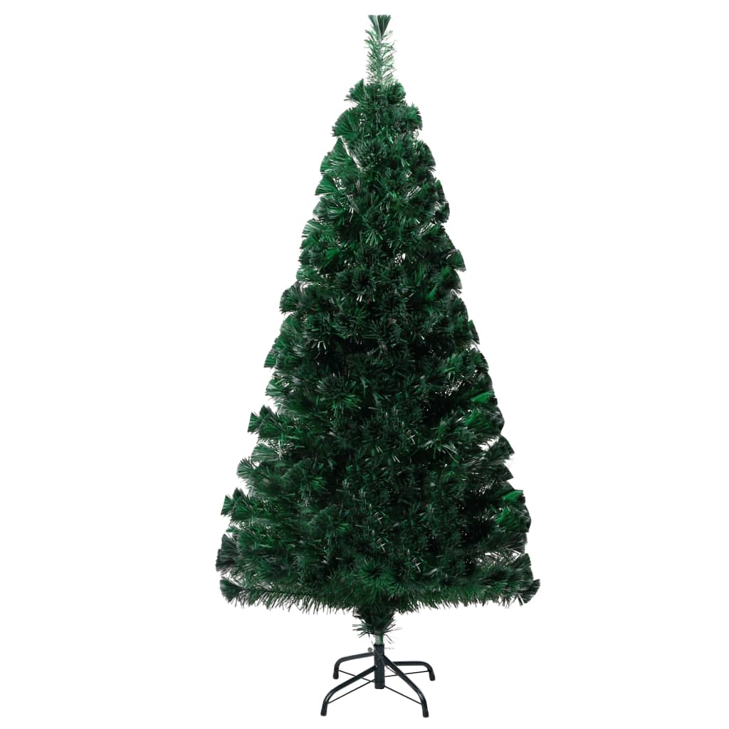 vidaXL Christmas Tree Artificial Tree with Stand and Lights Green Fiber Optic-30