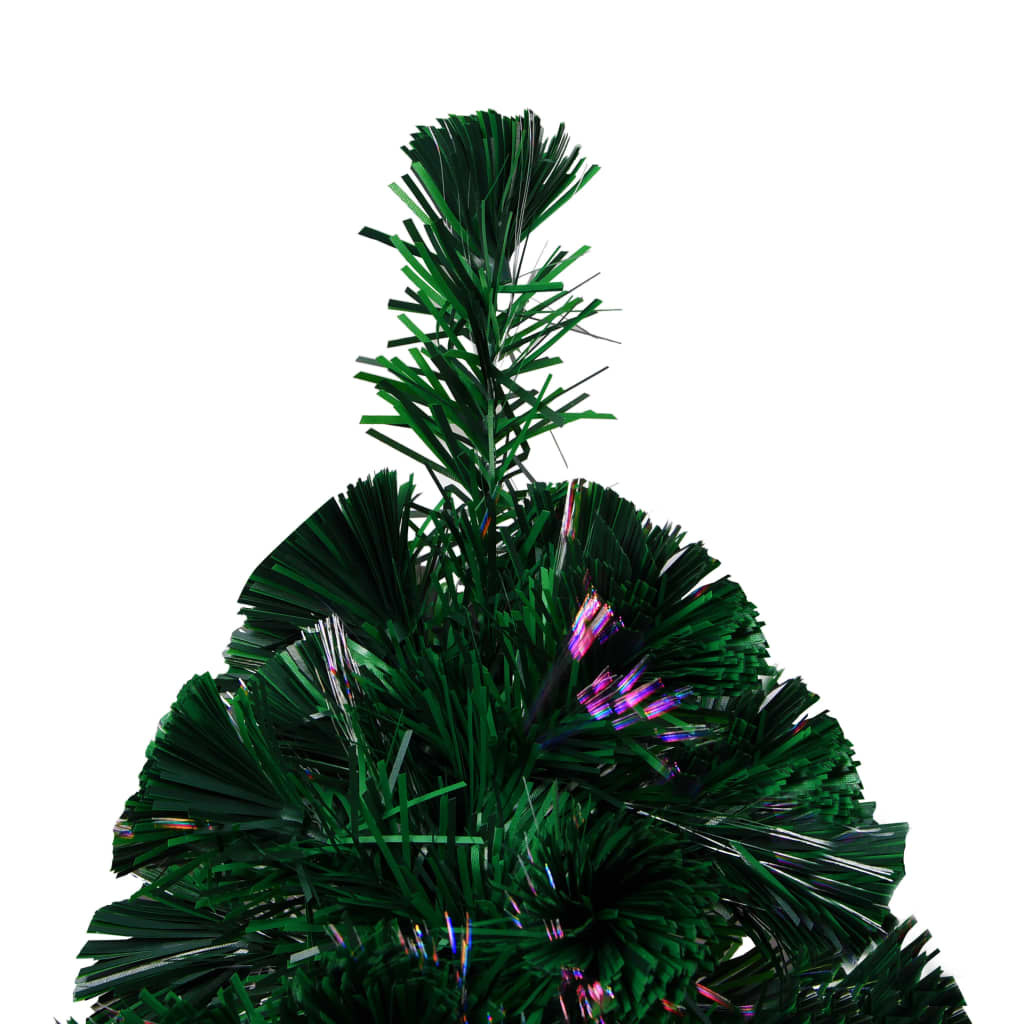 vidaXL Christmas Tree Artificial Tree with Stand and Lights Green Fiber Optic-14