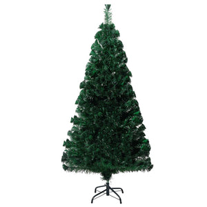 vidaXL Christmas Tree Artificial Tree with Stand and Lights Green Fiber Optic-16