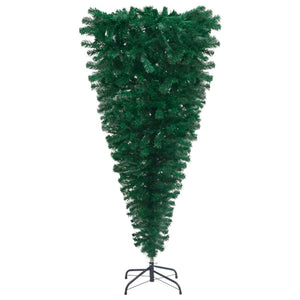 vidaXL Christmas Tree Decoration Upside-down Artificial Xmas Tree with Stand-4