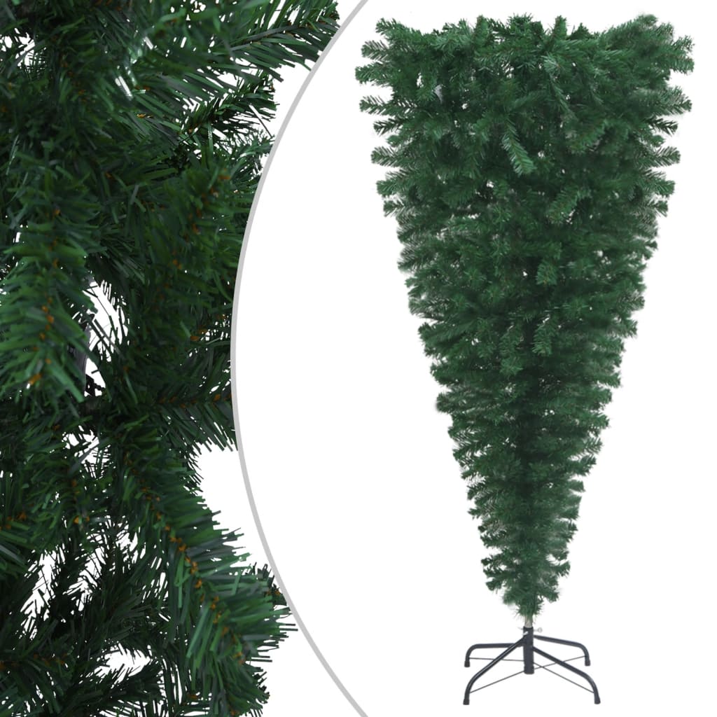 vidaXL Christmas Tree Decoration Upside-down Artificial Xmas Tree with Stand-39