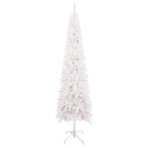 vidaXL Christmas Tree Party Decoration Artificial Slim Xmas Tree with Stand-72