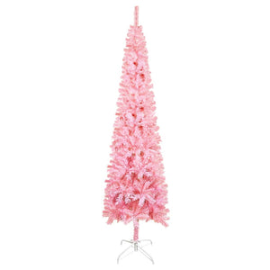 vidaXL Christmas Tree Party Decoration Artificial Slim Xmas Tree with Stand-89