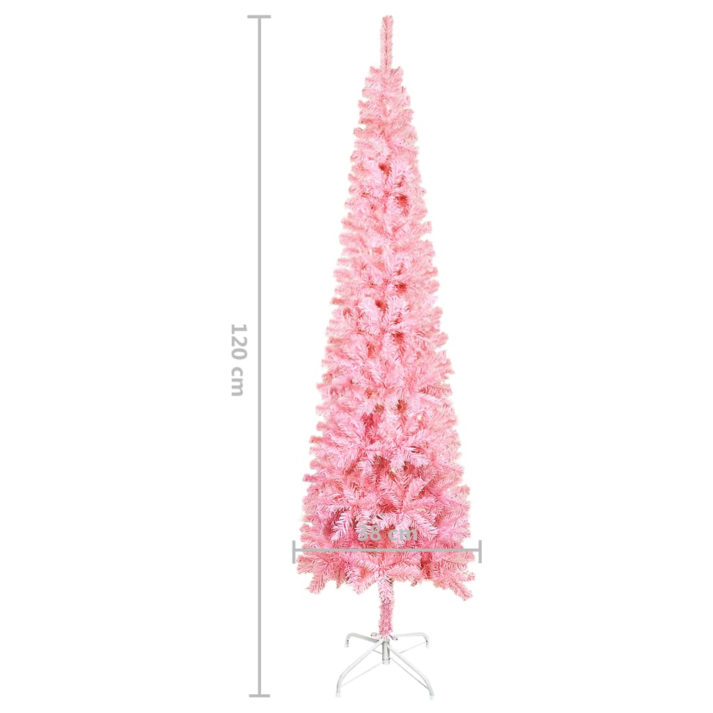 vidaXL Christmas Tree Party Decoration Artificial Slim Xmas Tree with Stand-77