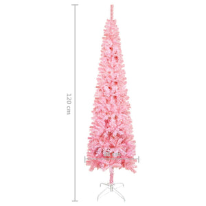 vidaXL Christmas Tree Party Decoration Artificial Slim Xmas Tree with Stand-77