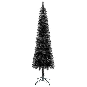 vidaXL Christmas Tree Party Decoration Artificial Slim Xmas Tree with Stand-2