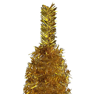 vidaXL Christmas Tree Party Decoration Artificial Slim Xmas Tree with Stand-81