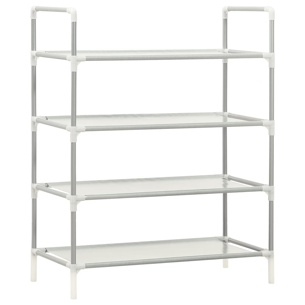 vidaXL Shoe Rack 4-Tier Shoe Storage Organizer Shelf Holder for Entryway Metal-0